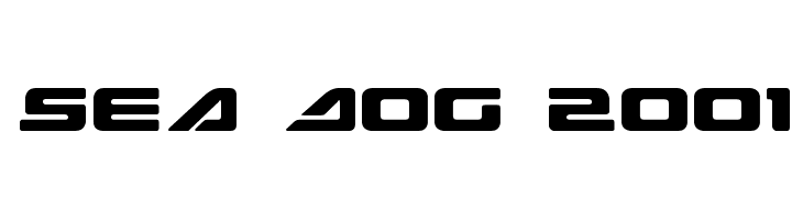 Sea Dog 2001  免费字体下载
