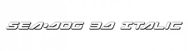 Sea-Dog 3D Italic 