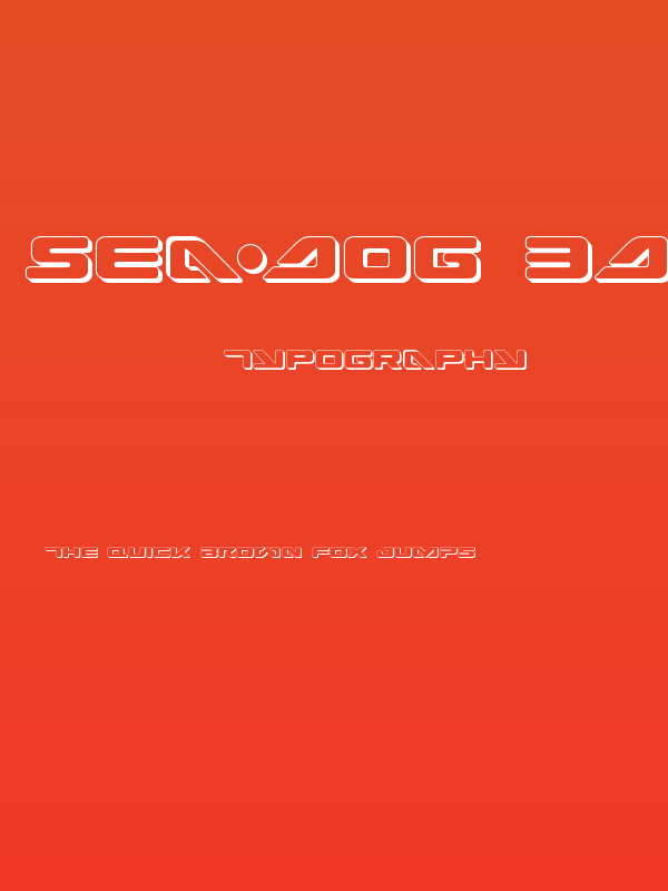 Sea-Dog 3D Poster