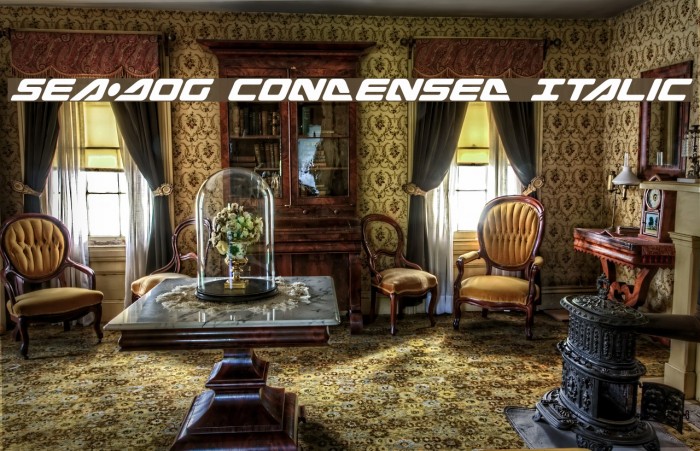 Sea-Dog Condensed Italic Example 1