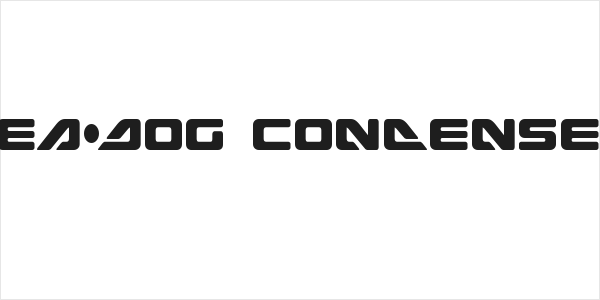 Sea-Dog Condensed Logo