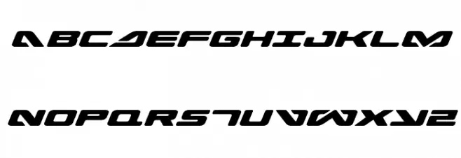 Sea-Dog Expanded Italic خط أحرف كبيرة
