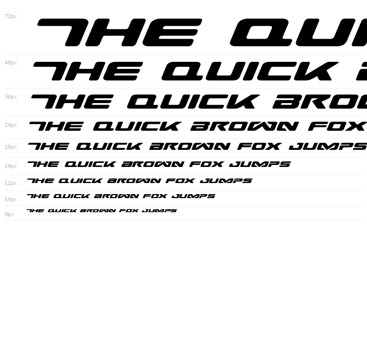 Sea-Dog Expanded Italic Waterfall