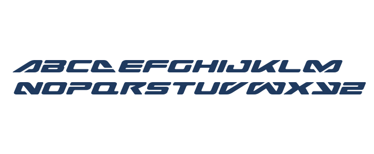 Sea-Dog Expanded Italic Lowercase