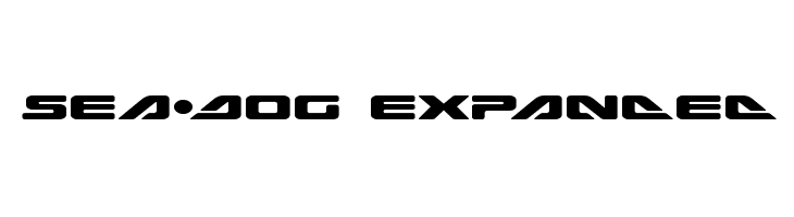 Sea-Dog Expanded Schriftart