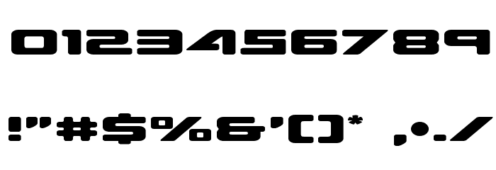Sea-Dog Expanded Schriftart Anderer Schreiben