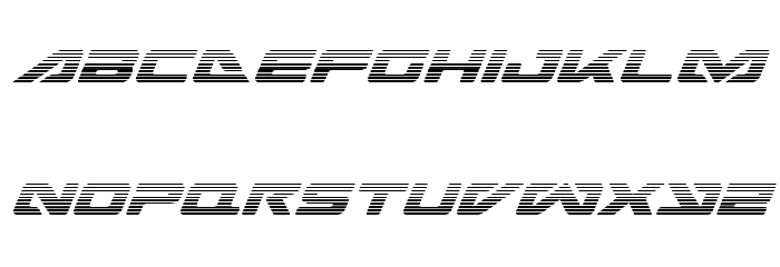 Sea-Dog Gradient Italic Fuentes MINÚSCULAS