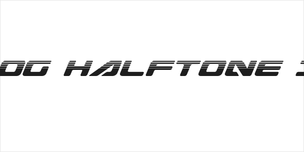 Sea-Dog Halftone Italic Logo