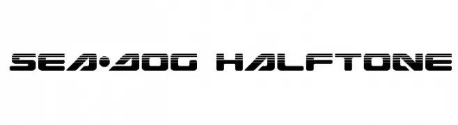 Sea-Dog Halftone  Frei Schriftart Herunterladen