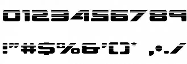 Sea-Dog Halftone Font OTHER CHARS