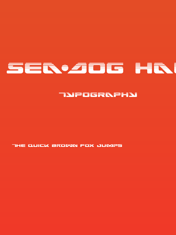 Sea-Dog Halftone Poster