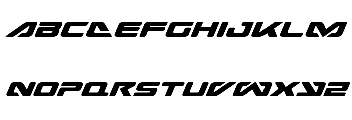 Sea-Dog Italic Font LOWERCASE