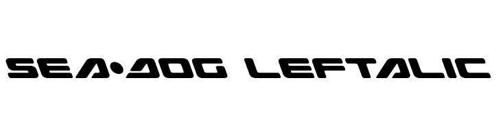 Sea-Dog Leftalic फ़ॉन्ट
