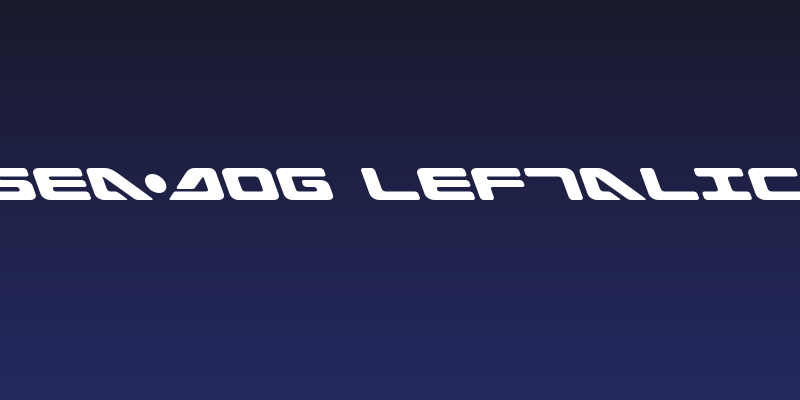Sea-Dog Leftalic Social Header