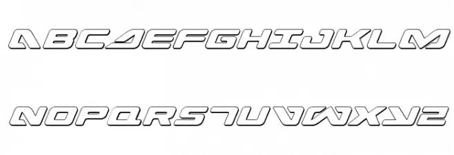 Sea-Dog Outline Italic Шрифта ВЕРХНИЙ