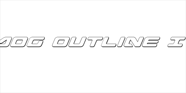 Sea-Dog Outline Italic Logo