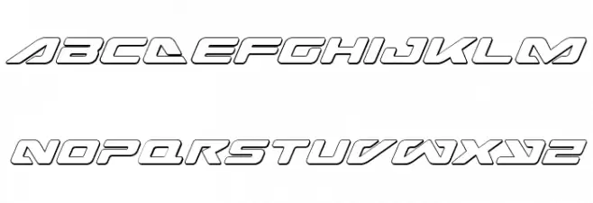 Sea-Dog Outline Italic फ़ॉन्ट लोअरकेस