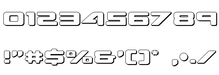 Sea-Dog Outline Font OTHER CHARS