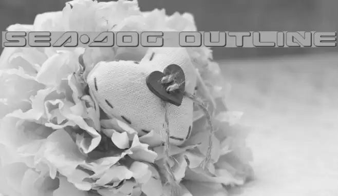 Sea-Dog Outline Font examples