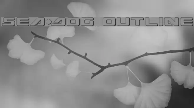 Sea-Dog Outline Font examples