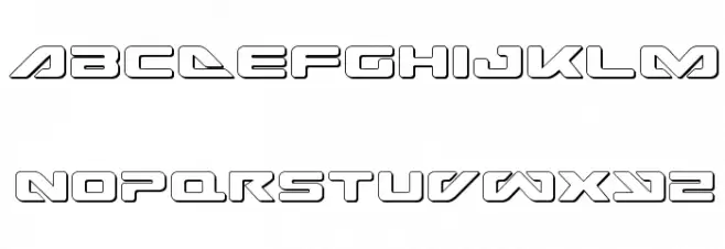 Sea-Dog Outline Font Litere mici