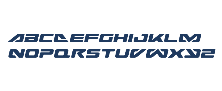 Sea-Dog Semi-Italic Lowercase