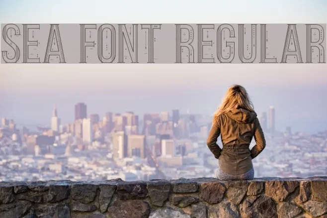 Sea Font Regular Example 1