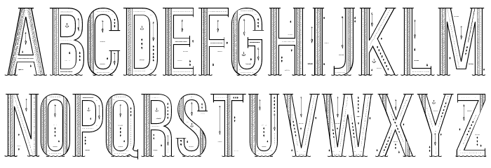 Sea Font Regular Font LOWERCASE