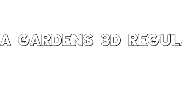 Sea Gardens 3D Regular Logo