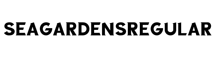 Sea Gardens Regular Font