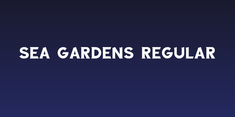 Sea Gardens Regular Social Header