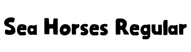 Sea Horses Regular Font