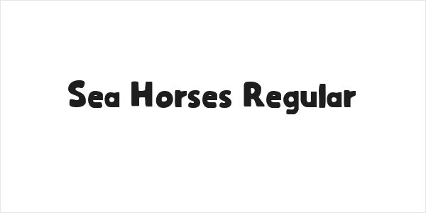 Sea Horses Regular Logo