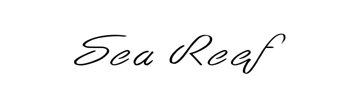 Sea Reef  font caratteri gratis