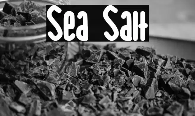 Sea Salt Font examples