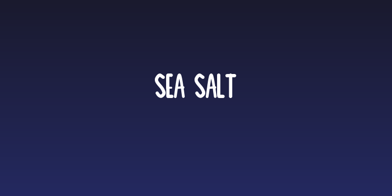 Sea Salt Social Header