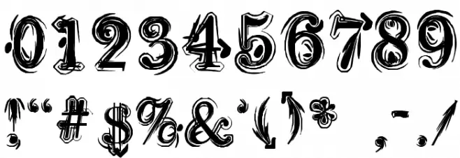 Sea Turtle Font OTHER CHARS