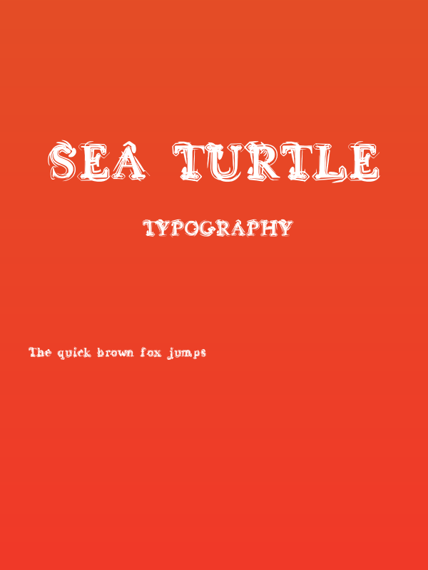 Sea Turtle Poster