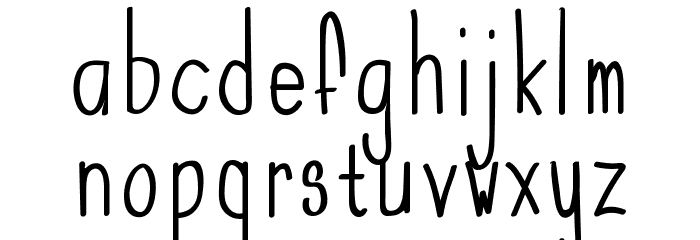 SeaAfternoon Font LOWERCASE
