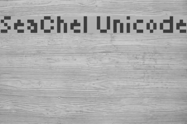 SeaChel Unicode Шрифта examples