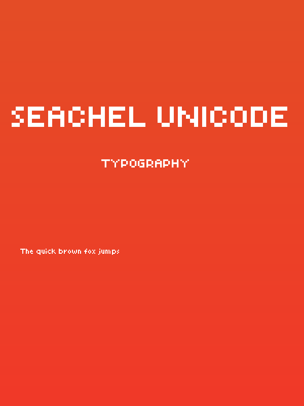 SeaChel Unicode Poster