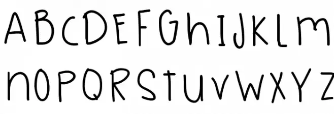 SeaGreen Font LOWERCASE