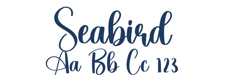 Seabird Font Preview