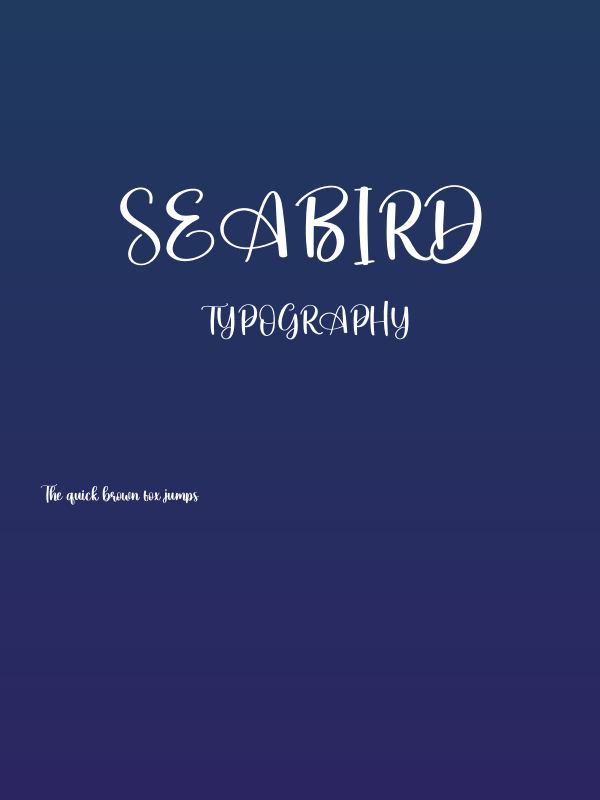 Seabird Poster