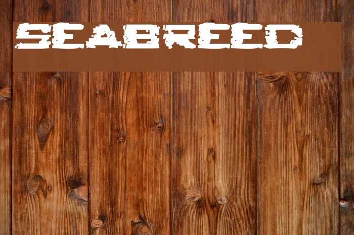 Seabreed 2 Font examples
