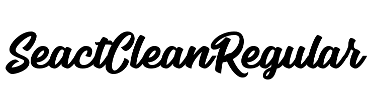 SeactClean-Regular  नि: शुल्क फ़ॉन्ट्स डाउनलोड