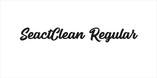 SeactClean-Regular Logo
