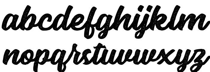 SeactRough-Regular Font LOWERCASE