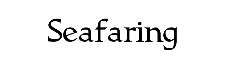 Seafaring  Frei Schriftart Herunterladen