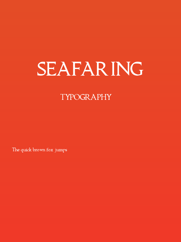 Seafaring Poster